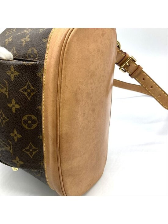 Louis Vuitton Montsouris MM Backpack Monogram Canvas Brown Gold Hardware main image 8
